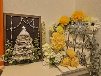 スノー シャイン(SNOW SHINE)/クリスマスツリー作りました♪