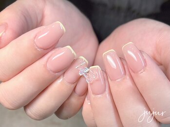 ジュジュル 稲毛本店(jujur)/ナチュラルフレンチネイル