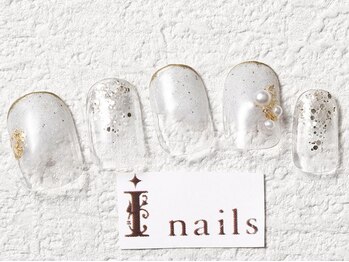 アイネイルズ 梅田店(I nails)/クリア塗りかけデザイン　￥7700