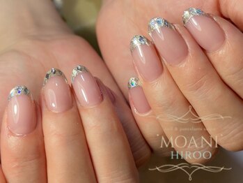 モアニヒロオ 広尾駅前店(MOANI Hiroo)/美爪ガラスフレンチ☆フィルイン