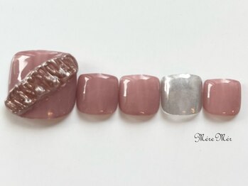 パラジェル認定サロン メールメール 池袋店(MereMer)/ニュアンスフットネイル