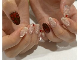 ～キラキラハートネイル～