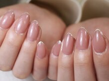 ソアネイル(SOAR NAIL)/ラメライン上品ネイル