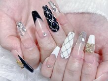 ダイアモンドネイルスタジオ 新宿店(Diamond Nail Studio)/チップ+ゴージャス