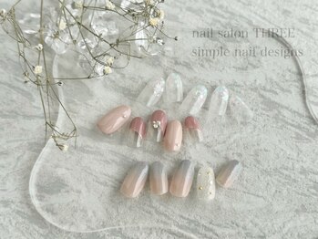 スリー(THREE)/【5月シンプルデザイン定額】