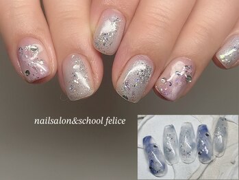 フェリーチェ(nail salon&school felice)/パラジェル/定額制ニュアンス