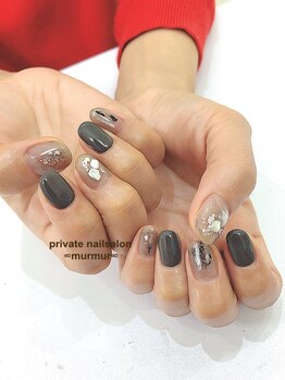 プライベート ネイルサロン マーマ(murmur)/ブラックニュアンス
