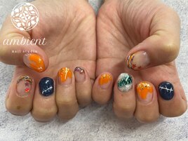 ハロウィンネイル