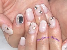 アン ジョーヌドラゴ/【自爪ネイル】ホワイトネイル