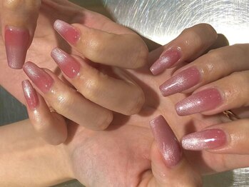 ネイルキュート アンド クールラッシュ 亀有店(nailcute & CoolLash)/春カラーでワンホンネイル