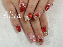 エリナネイルサロン池袋(Alina Nail Salon)/ハートネイル/バレンタイン