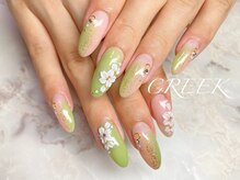 クリーク(CREEK)/桜フラワー春ネイル付け放題