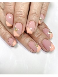 変形フレンチネイル