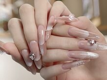 モルフォネイル(Morpho nail)/#ワンホンネイル #キラキラ
