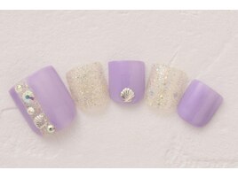 6600円　フットネイル