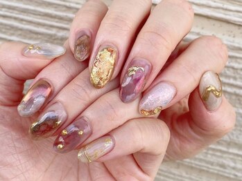 タスメット(+met)の写真/丁寧なおもてなし&豊富なサンプルから選べる定額アートをご用意♪お任せ大歓迎♪ネイルデビューの方にも◎