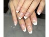 【ハンド・初回オフ無料】フレンチネイル≪大人オシャレ/オフィス　￥6,800