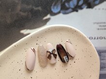 ネイルアンドアイラッシュスタジオ シュシュ(chouchou)/大人バレンタインデザイン