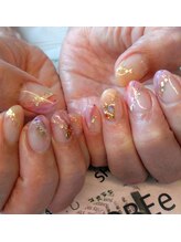 トータルサロン 白べぇーっ プラス/ナナメフレンチネイル