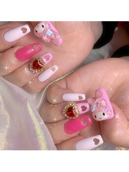 サリィネイル(Sarie Nail)/ハートパンチネイル♪