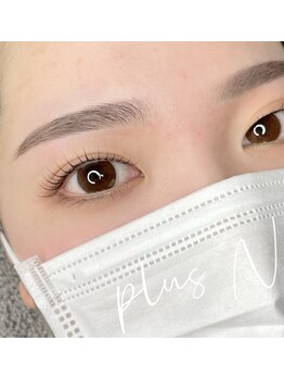 プラスエヌ(plus N)の写真/大人女性の魅力を引き出す目元へ＊【セット人気No1♪】まつ毛パーマ+アイブロウスタイリング￥9900→￥9300