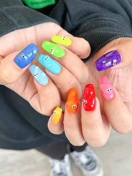 テラス(TERRACE)/カラフルネイル