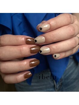 イベル 京橋店(ibelu)/シンプル×ハートネイル