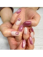 ラリュール(L'ALLURE)/ミラーネイル☆３Dパーツも得意