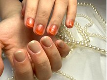 パダアット ヴァラネイル 天神南店(PADA at VALLANAIL)/ワンカラー/透け感ネイル