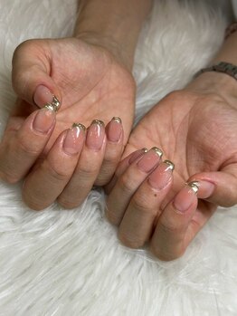 アーバンシーネイル 川口店(Urbansea nail)/ミラーフレンチ