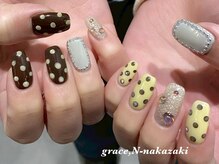 グレースドットエヌ ナカザキ 梅田中崎町店(grace.N-nakazaki)/持ち込み水玉アート