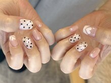 ジュエ(jouer)/ドット×ハートモノトーン