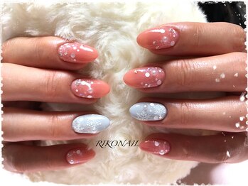 リコ ネイル(RIKO NAIL)/雪の結晶ネイル