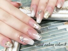 ネイルサロン カラーエイト(Nailsalon COLOR.8)/スカルプ　カラーグラデーション
