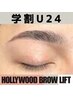 【学割U２４】 ハリウッドブロウリフト+美眉スタイリング ￥11000→￥6600