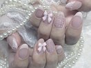 ツイードネイル9500円