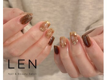 レン(LEN.)/ゴールド×ブラウン