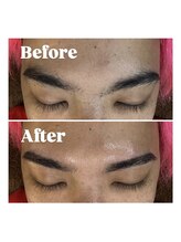 アイリス(IRIS)/眉毛WAX脱毛 Before After