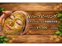 アンド(AND/&)の雰囲気（次世代ハーブピーリングが新登場♪毛穴、ニキビ肌荒れ悩みに◎）