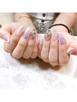 ノーヴォバイショールーム(novo by showroom)/マーメイドネイル