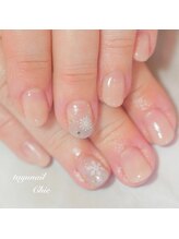 たゆ ネイル(たゆnail)/グラデーション雪ネイル