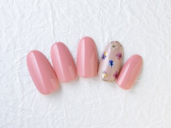 ホクレア(Hokule'a)/押し花ネイル