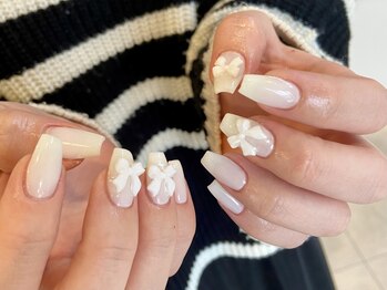 プラス ファースト(Plus 1st)/ホワイトリボン♪　by Kobayashi