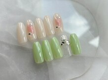 プティ アイビューティ 京橋店(peTiT eyebeauty)/シンプル　チークネイル　