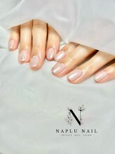 ナプラネイル(Naplu nail)/シンプル　ラメグラ