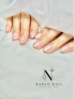 ナプラネイル(Naplu nail)/シンプル　ラメグラ