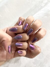 ミラーネイルワンカラー