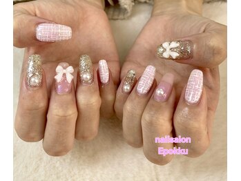 エポック(Epokku)/#春ツイードネイル