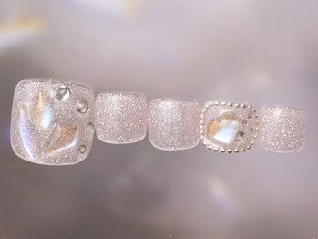 ジェミーネイル シンジュク(Jemiy nail shinjuku)/オーロラストーンフット¥9480