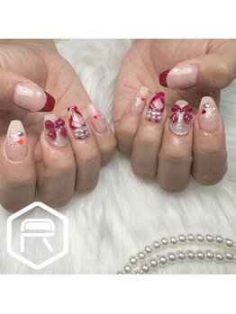 レディスペネイル ノウラ 名駅店(Redispe nail NouRa)/バレンタインネイル